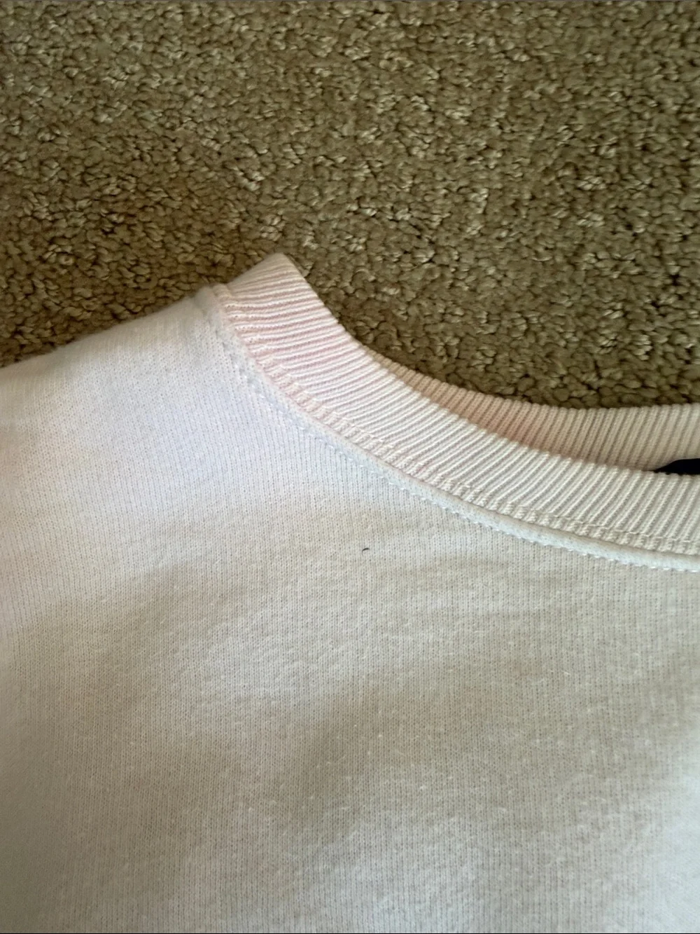 Ralph Lauren Polo White Crewneck Sweatshirt Size Large “Good Vibes Polo”